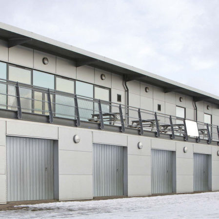 Porte coulissante verticale - Ballan Spa - en acier galvanisé / pour garage