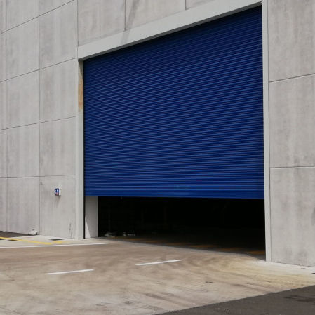 Porte sectionnelle - ROUNTEND ROTOBLIND - Ballan Spa - en acier galvanisé / industrielle / pour l'extérieur