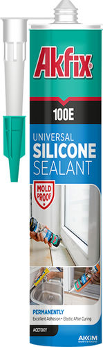 Mastic silicone - 100S, 100D, 100AQ, 100E - Akkim Yapı Kimyasalları San. ve Tic. A.Ş. - monocomposant / pour chantier de construction / pour applications sanitaires