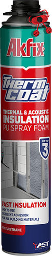 Aérosol multiusage - Thermcoat - Akkim Yapı Kimyasalları San. ve Tic. A.Ş. - pour verre / mousse