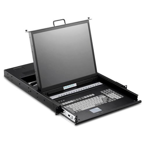 Rack-tiroir 19" - SMK-920-19UB - IPC2U GmbH - console / avec commutateur KVM intégré / clavier