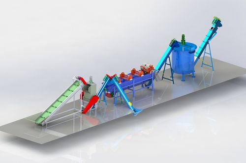 Unité de recyclage de plastique - Liantai Machinery - PET / pour bouteilles / séparation de métaux