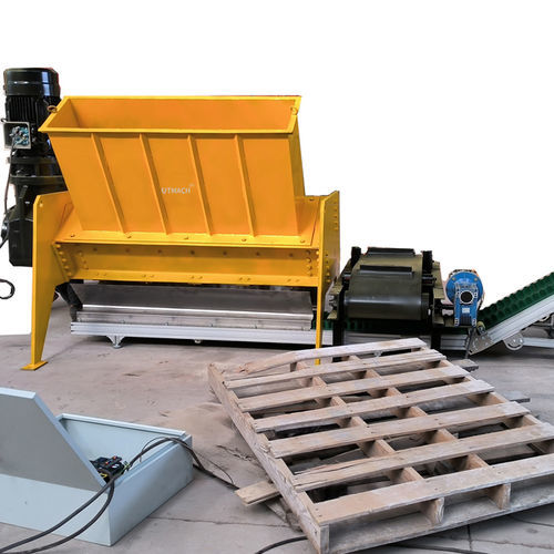 Déchiqueteur à 1 arbre - P - Liantai Machinery - pour le bois / de palettes / avec convoyeur
