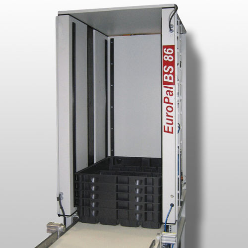 Machine empileuse / dépileuse de container - EuroPal BS series - modular automation GmbH - modulaire