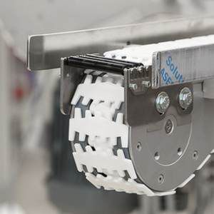 Convoyeur à chaînes - FSX - modular automation GmbH - horizontal / pour aliments / pour l'industrie agroalimentaire