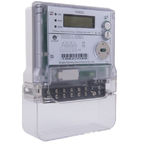 Compteur d'énergie électrique triphasé - N34U03 - Ningbo Sanxing Electric Co., Ltd - mural / numérique
