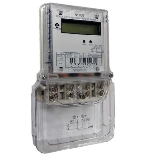 Compteur d'énergie électrique monophasé - N13U01  - Ningbo Sanxing Electric Co., Ltd - mural / avec afficheur LCD