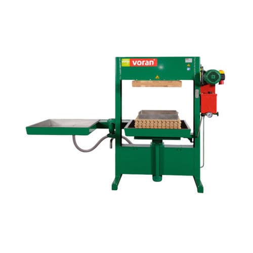 Presse hydraulique - 100P2 - Voran - à compression / pour l'industrie agroalimentaire / à table tournante