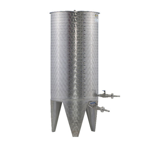 Cuve vin - Voran - en inox / ouverte / cylindrique