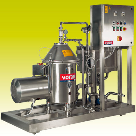 Séparateur de liquides - CA 21-P - Voran - 2-phases / centrifuge / pour ligne de production