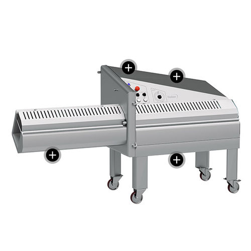 Trancheuse à viande - ICONE 1100 - Dadaux SAS - automatique / à couteaux / en acier inoxydable