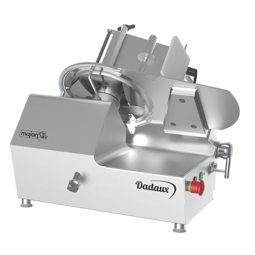 Trancheuse de jambon - MAJOR SLICE 300 SEMI AUTO - Dadaux SAS - semi-automatique / à lame circulaire / 230V monophasé