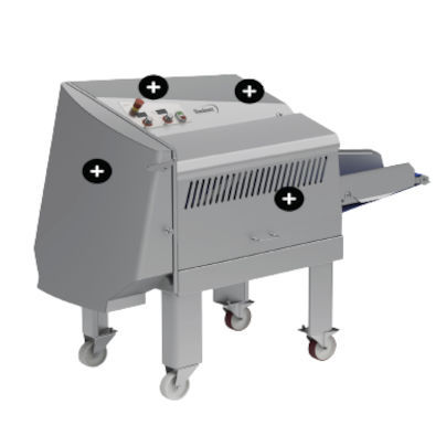 Trancheuse de légumes - VG-180 - Dadaux SAS - à viande / automatique / en acier inoxydable