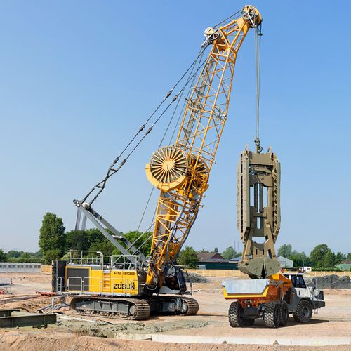 Grue pour applications lourdes - HS 8130.1 - Liebherr Cranes - sur chenilles / treillis / portuaire