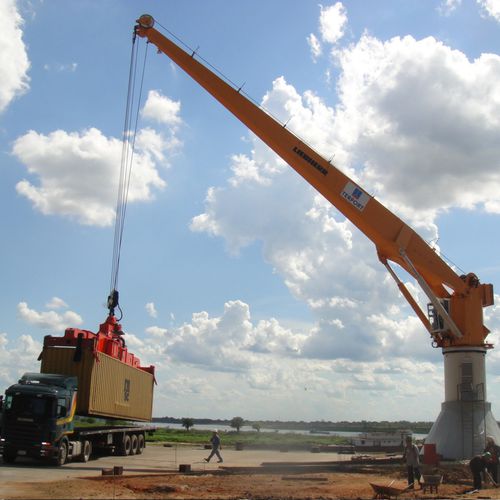 Grue fixe - FCC 230 - Liebherr Cranes - à flèche relevable / portuaire / de manutention