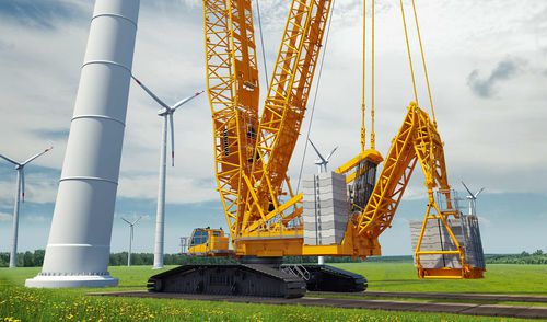 Grue sur chenilles - LR 1700-1.0 - Liebherr Cranes - derrick / pour chantier / de levage