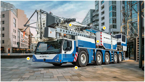 Grue mobile - MK 120-5.1E - Liebherr Cranes - à flèche / pour chantier / de levage