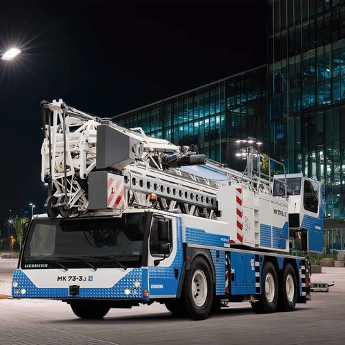 Grue mobile - MK 73-3.1E - Liebherr Cranes - à flèche relevable / pour chantier / pour façade d'immeuble