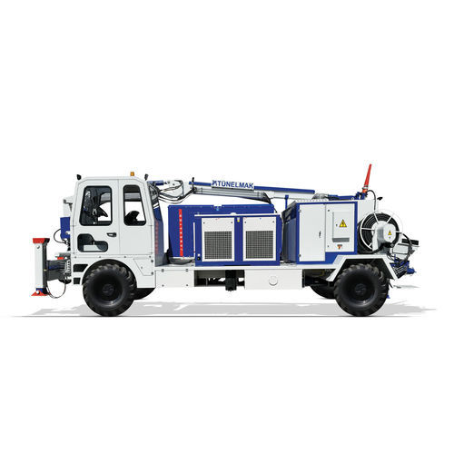 Pompe à béton mobile - Adroit 450G - TUNELMAK CONSTRUCTION MACHINERY INC - tout terrain / pour usage intérieur et extérieur / d'extérieur