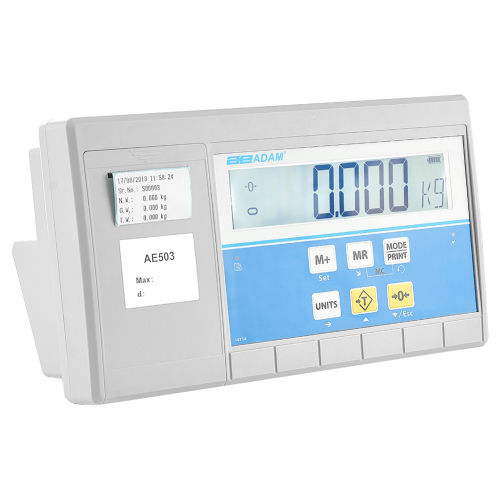 Indicateur de pesage affichage LCD - AE 503 - AE Adam GmbH - benchtop / avec imprimante intégrée