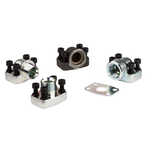 Connecteur hydraulique - HK series - Tubes International - Socket / à bride / en acier