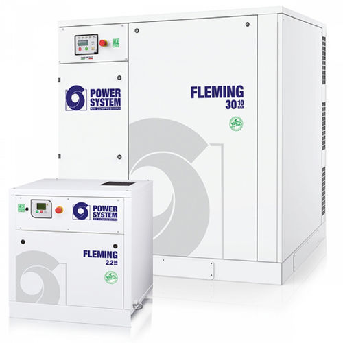 Compresseur rotatif - FLEMING series  - Power System - d'air / électrique / fixe