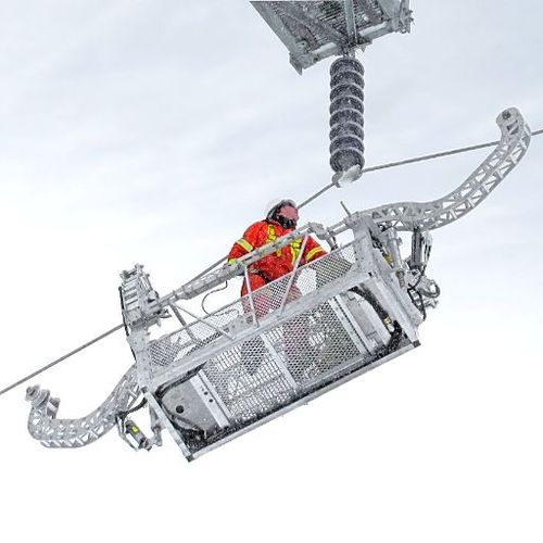 Chariot aérien - Spider Cart - Movex Innovation - de transport / à plate-forme grillagée