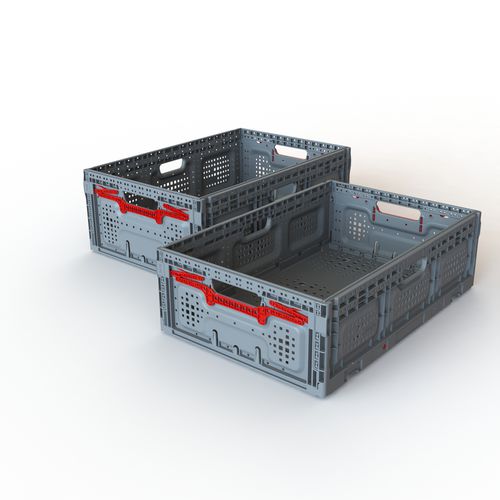 Caisse en plastique - SUMOOAK S.L. - pliable / ventilée / à ridelles rabattables
