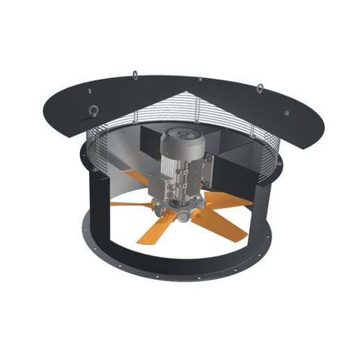 Tourelle d'extraction - DOS - Planetfan - IP55 / axial / d'évacuation