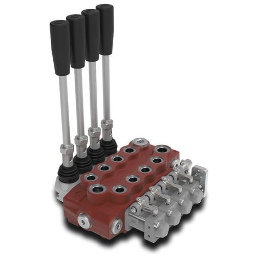 Distributeur hydraulique à tiroir - SDM080 series - WALVOIL - avec actionnement manuel / compact / monobloc