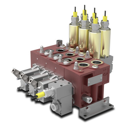 Distributeur hydraulique à tiroir - DPC130 series - WALVOIL - électrohydraulique / compact / monobloc