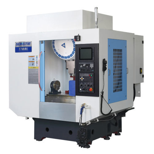 Perceuse-taraudeuse CNC - T series - Ningbo GongTie Precision Machinery Co.,LTD - contrôlée par PLC / verticale / 3 axes
