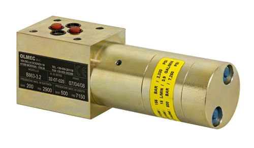 Multiplicateur de pression hydraulique - B863 series - OLMEC - huile-huile