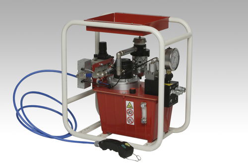 Groupe hydraulique à moteur électrique - E408/T-AIR - OLMEC - pour clé dynamométrique