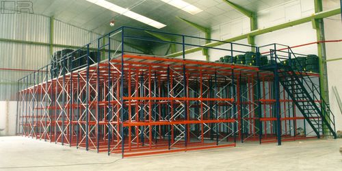 Système de rack avec mezzanine - Estanterias Record S.L - pour entrepôt de stockage / multistockage / double-face