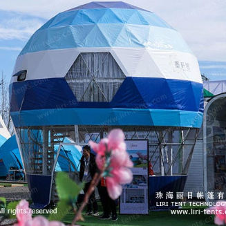 Tente pour organisation d'événement - Hot Balloon Glamping - Liri Tent Technology - blindée