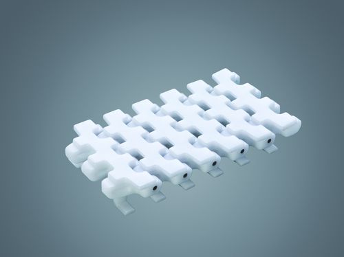 Bande de convoyeur modulaire - CS 200 SL series - MS Plus Automation GmbH - en PA / avec garniture de friction