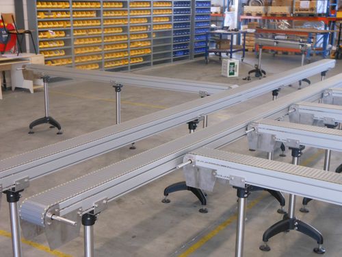 Convoyeur à bande - Mattop conveyor system  CS MTS - MS Plus Automation GmbH - horizontal / droit / de transport