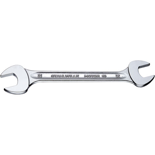 Clé à fourche double - MOTOR 10a series - STAHLWILLE EDUARD WILLE GmbH & Co. KG - en chrome / modèle droit / en acier