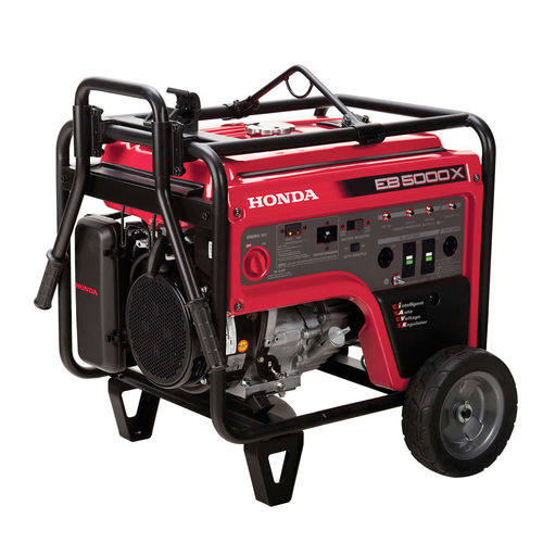Groupe électrogène essence - EB5000 - Honda Power Equipment - monophasé / sur roulettes / injection directe