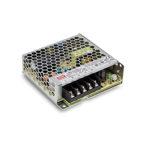 Alimentation électrique 1U - LRS-75 series - Mean Well - AC/DC / à sortie simple / à découpage