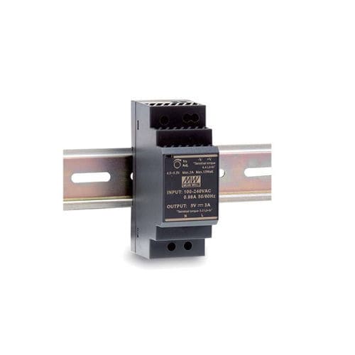 Alimentation électrique sur rail DIN - HDR-30 series  - Mean Well - AC/DC / à sortie simple / avec protection contre les courts-circuits