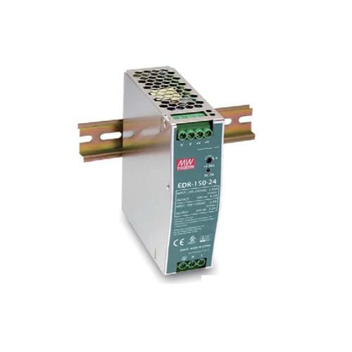 Alimentation électrique sur rail DIN - EDR-150 - Mean Well - AC/DC / à sortie simple / avec protection contre les courts-circuits