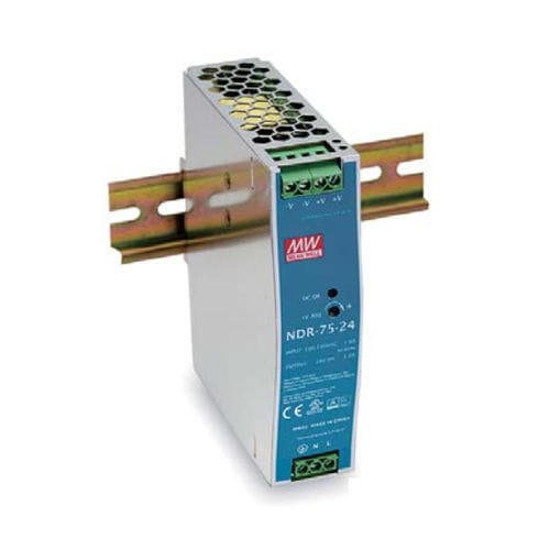 Alimentation électrique sur rail DIN - NDR-75 series  - Mean Well - AC/DC / à sortie simple / avec protection contre les courts-circuits