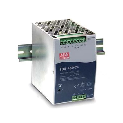 Alimentation électrique sur rail DIN - SDR-480 series - Mean Well - AC/DC / à sortie simple / avec protection contre les courts-circuits