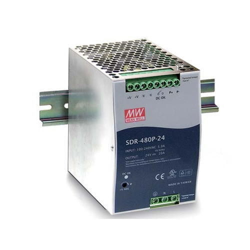 Alimentation électrique encastrable - SDR-480P series  - Mean Well - AC/DC / à sortie simple / avec protection contre les courts-circuits