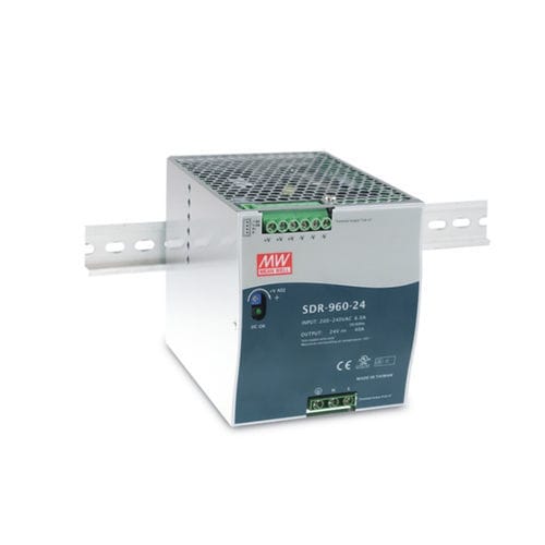 Alimentation électrique sur rail DIN - SDR-960 series  - Mean Well - AC/DC / à sortie simple / avec protection contre les courts-circuits