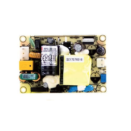 Alimentation électrique châssis ouvert - RPS-30 series  - Mean Well - AC/DC / à sortie simple / avec protection contre les courts-circuits