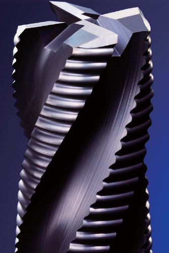 Fraise en bout - VFSFPR, VFMFPR series - MITSUBISHI MATERIALS - monobloc / d'ébauche / pour acier