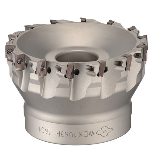 Fraise à plaquettes indexables - WEX10 series - SUMITOMO ELECTRIC Hartmetall GmbH - d'épaulement / modulaire / pour la découpe